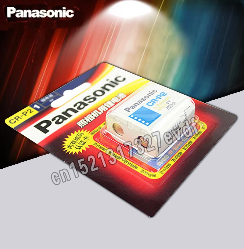 1 упак./лот новый оригинальный Panasonic CR P2 6V 2CP4306 1300mah литиевый аккумулятор для камеры