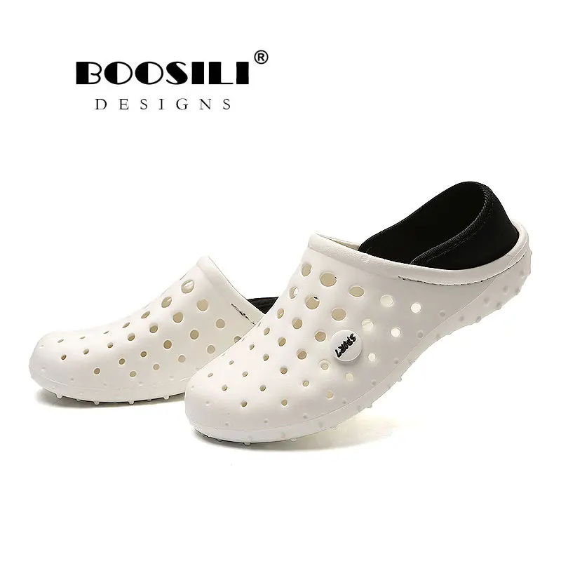 

New Arrival Big Size 2019 Mens Clogs Antiskid Outdoor Lightweight Assage Sandals Fashion Men Beach Shoes