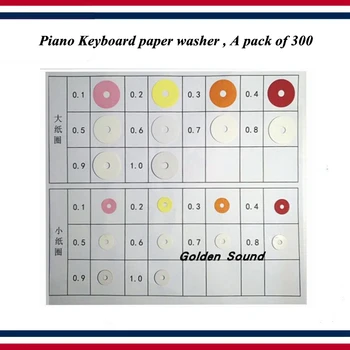 

Piano tuning tools accessories - Piano Keyboard paper washer , A pack of 300 - Piano parts