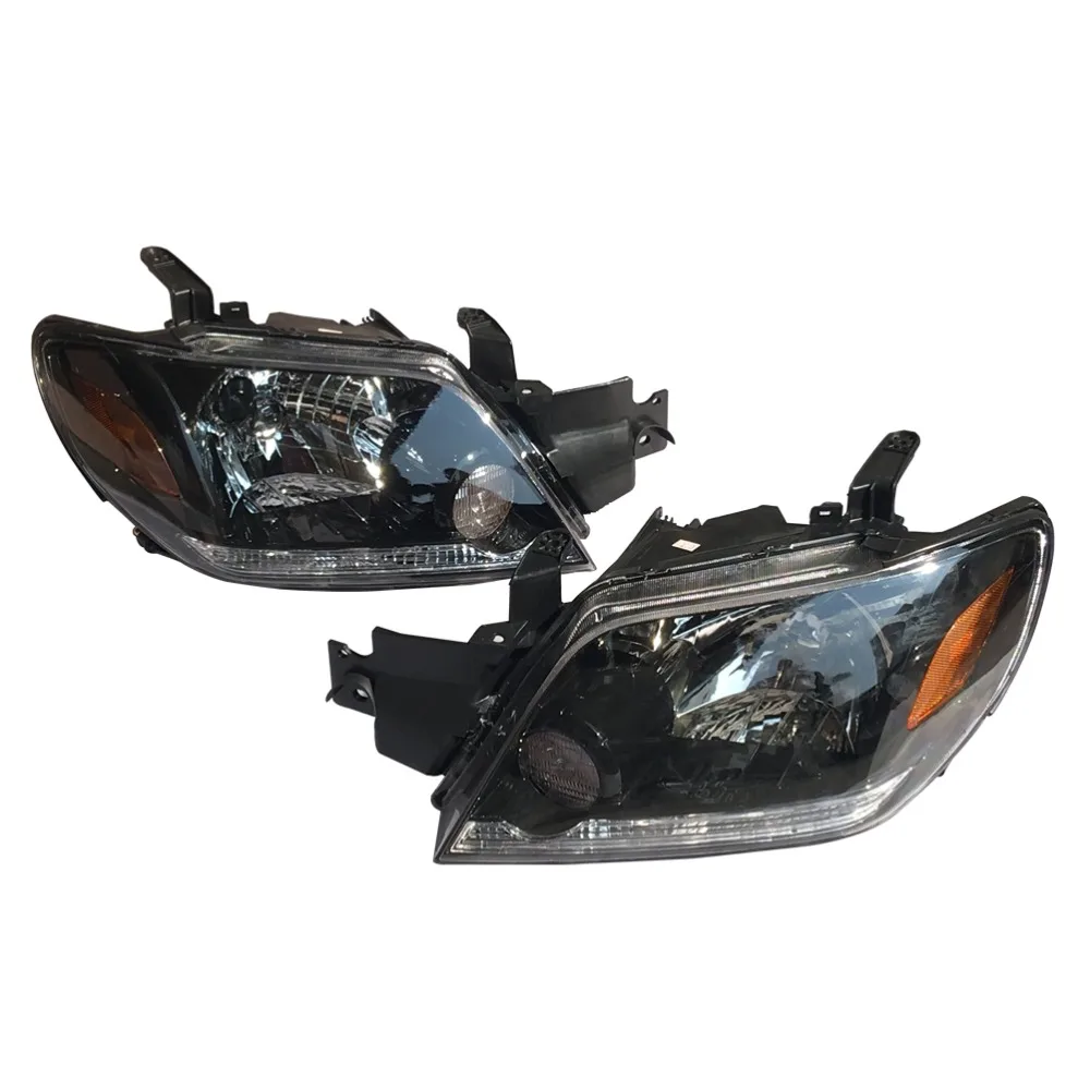 

1Pair Headlights Front Head Lamp Light Left + Right side MR991926 MR991925 for Mitsubishi Outlander 2003-2006