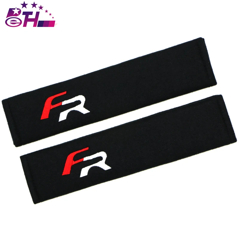 

2pcs Seat Belt Cover Shoulder Pads car seat belt shoulder pad case for Seat FR Leon Ibiza cupra Altea Belt Racing