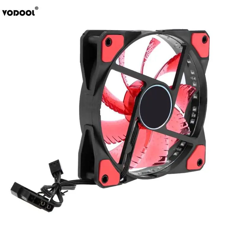 Вентилятор охлаждения VODOOL для ПК со светодиодный Ной подсветкой 120x120x25 мм 12 В