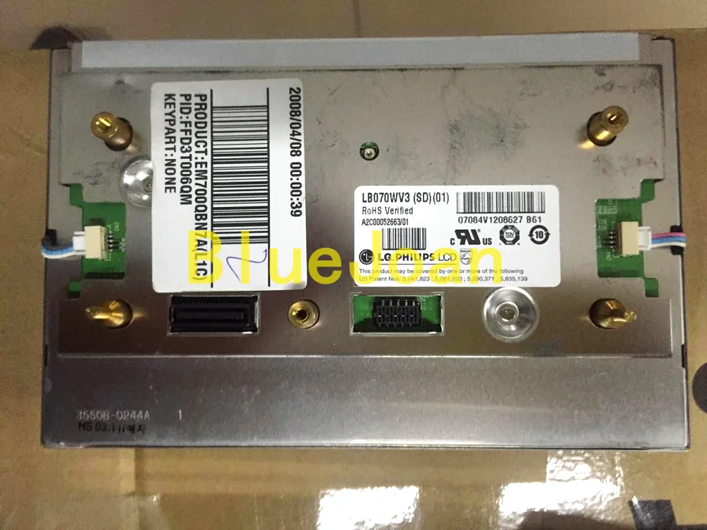 Бесплатный почтовый new" ЖК-дисплей дисплей LB070WV3(SD)(01) LB070WV3-SD01 экран для Mercedes Бен W204 E260 автомобиля gps навигации аудио