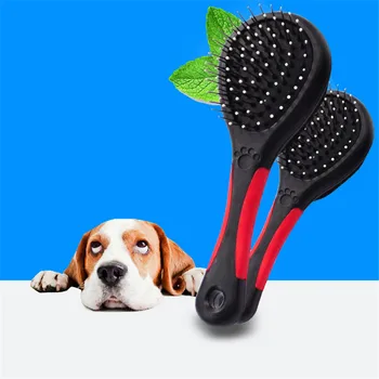 

Double Sided Pet Comb Pet Grooming Brush Dog Cat Puppy Hair Shedding Tool Grooming Rake Comb Brush for Pet