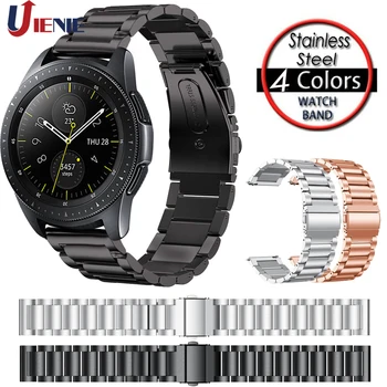 

Stainless Steel Strap for Samsung Gear S2 Galaxy Watch 46mm Active 2 Band 20mm Metal Links Bracelet Smart Watch Strap Wristband