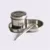 Ferramentas sobrancelha 1 pcs Álcool Algodão Tanque de Aço Inoxidável Médica Pomada Jar Cilindro + 1 pcs Dobra Bandeja Cirúrgica + 1 pcs Pinça