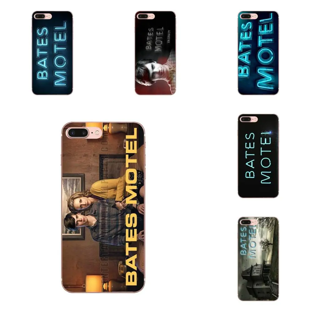 

Soft Silicone TPU Transparent Skin Paintin Bates Motel - Neon Sign For Apple iPhone 4 4S 5 5C 5S SE 6 6S 7 8 Plus X XS Max XR