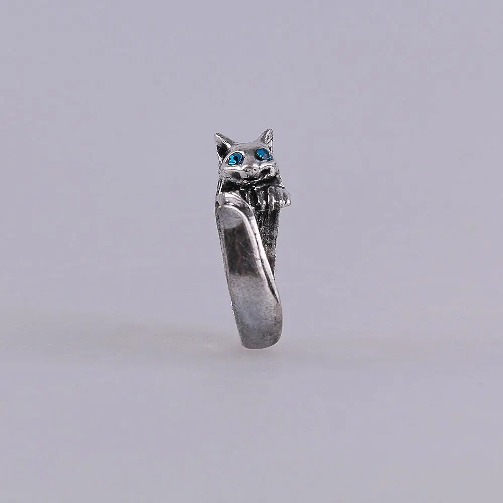 

Game Dark Souls 3 Ring Cosplay Silver Cat Ring Handmade Prop Jewelry Gift New