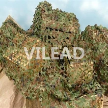 VILEAD 4 м x 5 м(13 футов x 16.5футов) Лесной цифровой камуфляж сетка Военная армейская камуфляжная сетка солнцезащитный навес для охоты кемпинга палатка