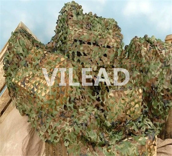 

VILEAD 4M x 5M (13FT x 16.5FT) Woodland Digital Camo Netting Military Army Camouflage Net Sun Shelter for Hunting Camping Tent