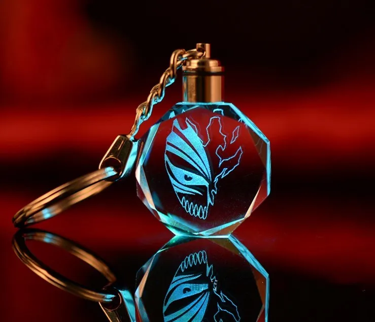 Top Customized Fashion Laser Engraving LOGO Crystal Keychains Octagonal Shaped LED Key Chain Key Ring for Wedding Xmas Birthday Gift 4 Top Customized Fashion Laser Engraving LOGO Crystal Keychains Octagonal Shaped LED Key Chain Key Ring for Wedding Xmas Birthday Gift 4