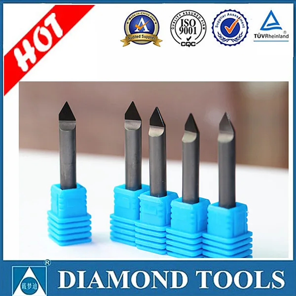 90 degree PCD router bits for stone DPJ 0645 08 tools to cut granite