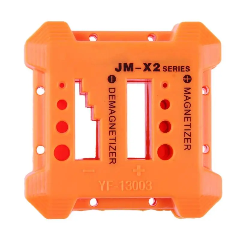 

Cr-V Steel Multi Holes Site Magnetizer Demagnetizer Screwdriver Magnetic Pick-Up Tool for 1.3-7mm Screwdriver Bits Hand Tools