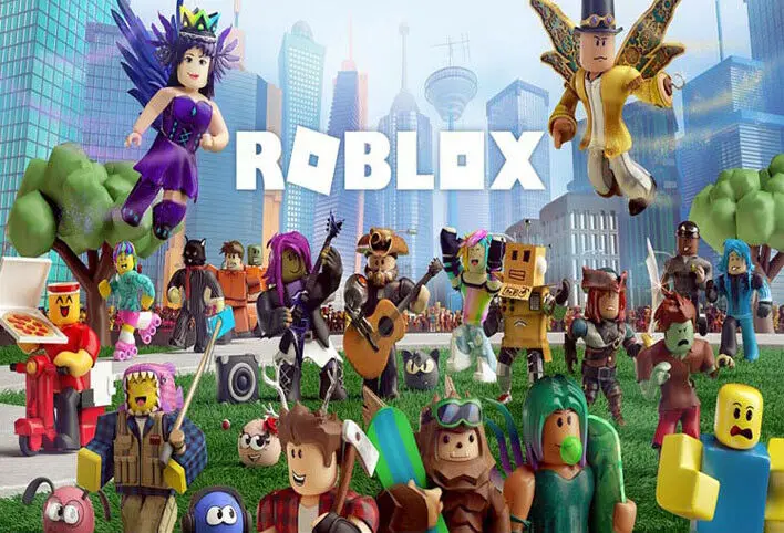 

N2069 Roblox Video Game Cartoon Comic Series Wall Sticker Silk Fabric Poster Art Indoor Decor Bright