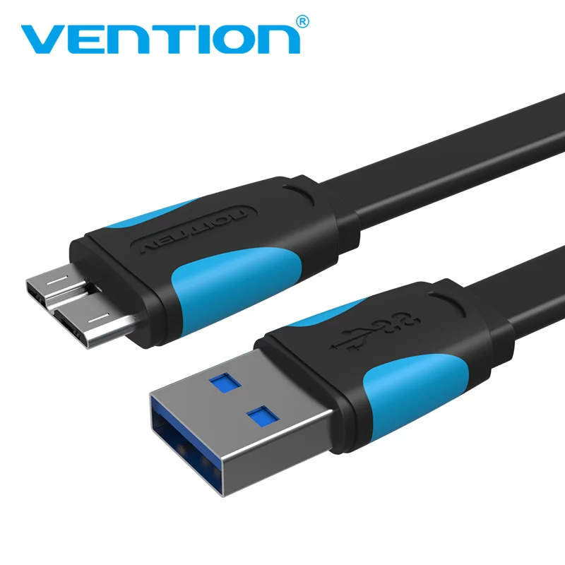 Vention Micro USB 3.0 Cable Fast Charging Data Cable USB Cord Mobile Phone Cables for Samsung Note 3 S5 Toshiba Hard Disk