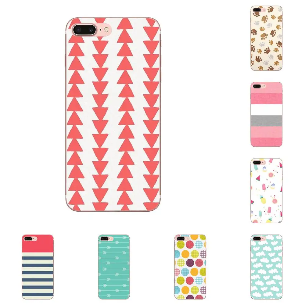 

Soft Covers Capa For Xiaomi Mi3 Mi4 Mi4C Mi4i Mi5 Mi 5S 5X 6 6X 8 SE A1 Max Mix 2 Note 3 4 Coral Mint Gold Stripes