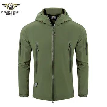 

Upgraded Shark Skin Tactical Jacket Top Quality Waterproof Windbreaker Men's Raincoat Military Clothing Windcheater Army Jacket