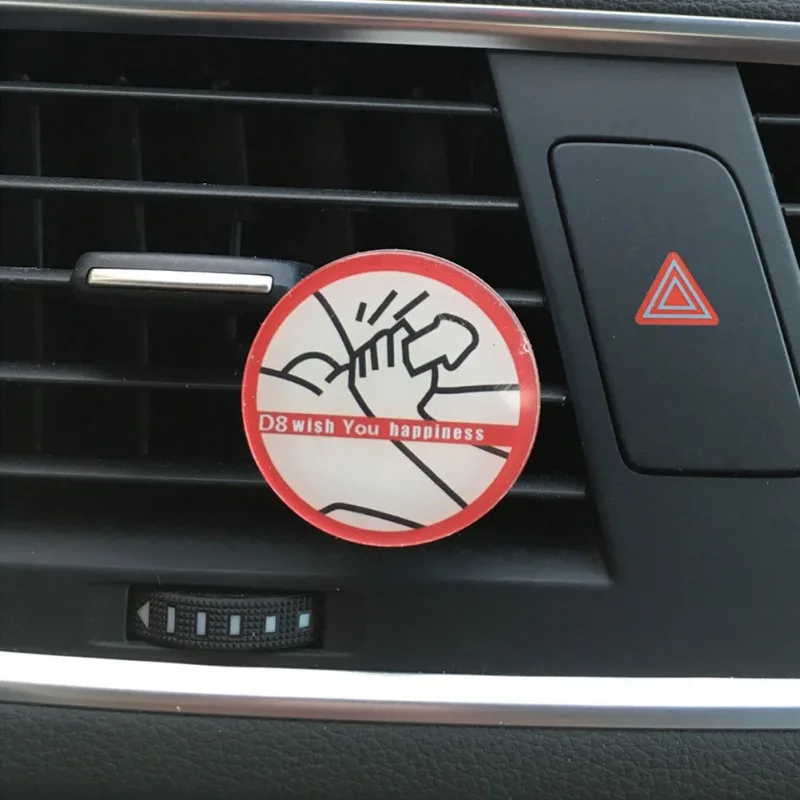 Забавный рисунок автомобильный парфюм клип пародия Экспрессия автомобильный выход духи - Название цвета: a