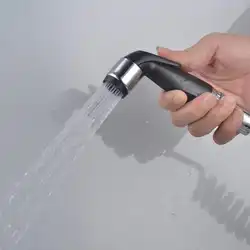 Из нержавеющей стали, ручной Биде Спрей Ванная комната ручной гигиенический душ для ванной самоочищающийся