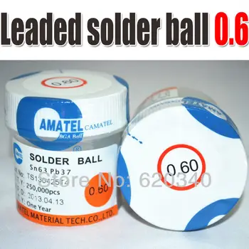 

Free Shipping AMATEL Big bottle BGA Leaded solder ball pewter beads 0.6mm 250,000 bga solder ball