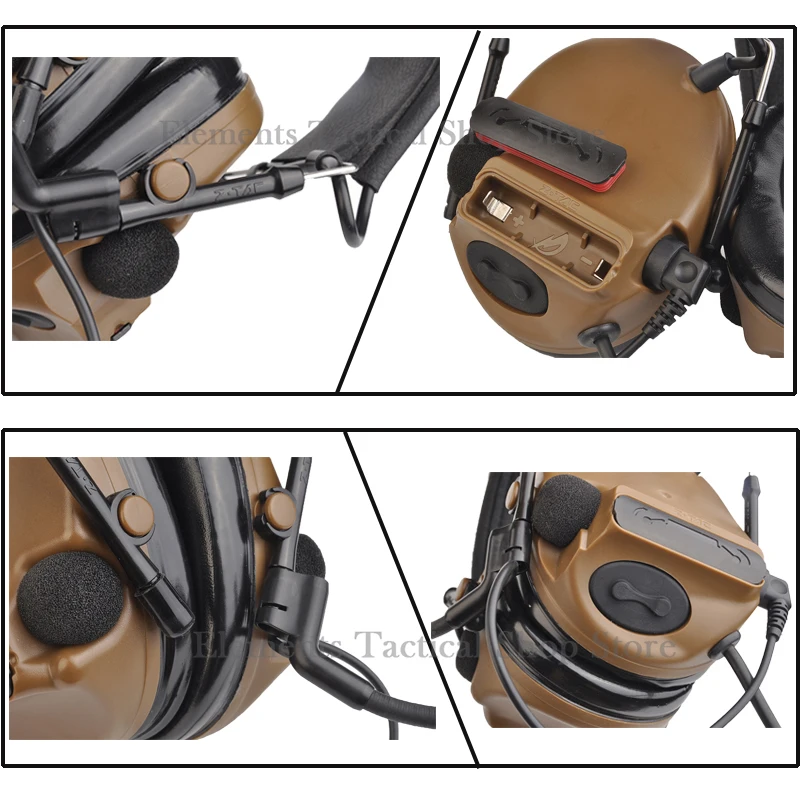 Z Tac Peltor тактическая гарнитура Comtac III активный пикап шумоподавление страйкбол стрельба наушники тактическая гарнитура Softair