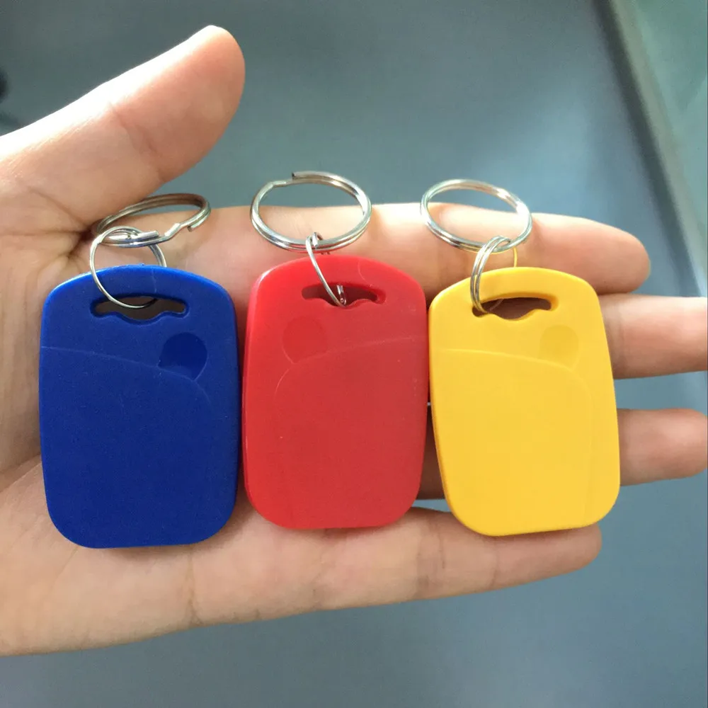 RFID 13.56mhz 1K UID Changeable & T5577 125khz dual chip frequency IC/ID key tag Readable Writable Rewrite for copy clone backup
