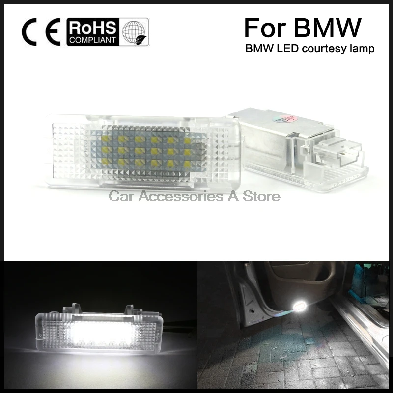 2 шт. прямые светодиодные дверные фонари для BMW e39 e53 X5 E52 Z8|Фара авто в сборе| |