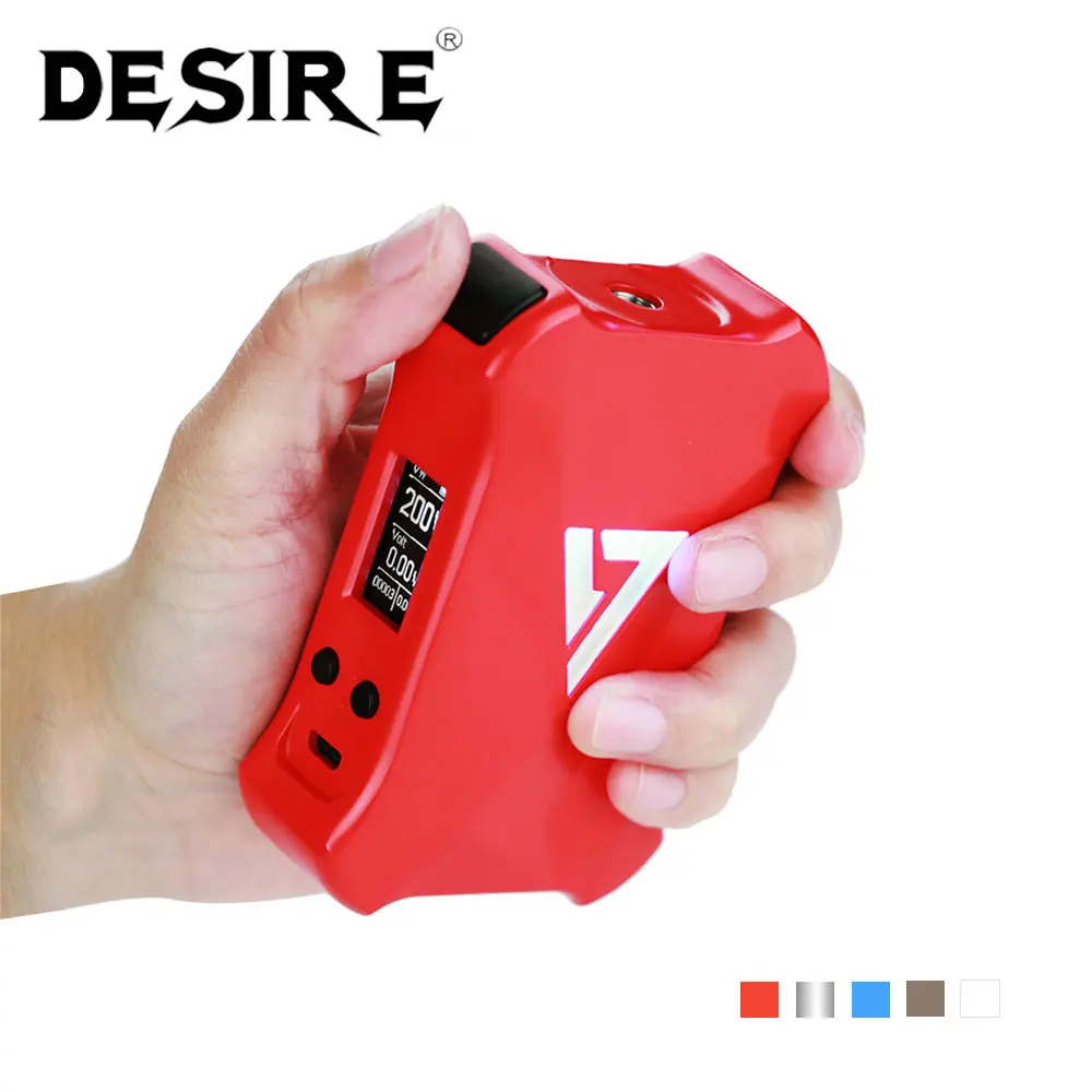 

Original Desire X-MOD 200W TC MOD Max 200W Output with Well Cutting Panel & Glowing LED Light No 18650 Battery E-cigarette Mod