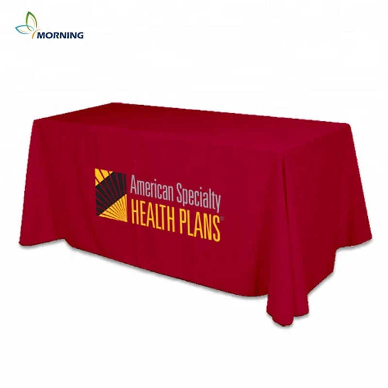 

Custom 6ft 100% polyester Fabric standard table cloth festival table cover