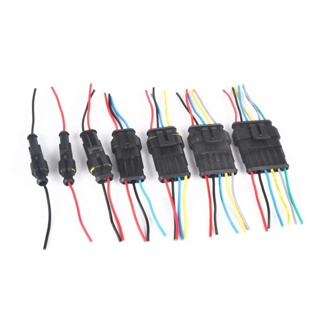 Waterproof Connectors 1P 2P 3P 4P 5P 6P Male and Female Plug Electrical Wire