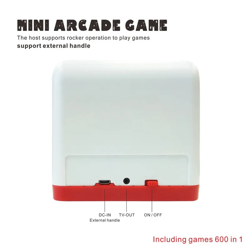 Mini Arcade Game 3.0 Inch Console Classic Handheld Video Games with 2 Controller 360 HD ARCADE GAMES 40JUL153