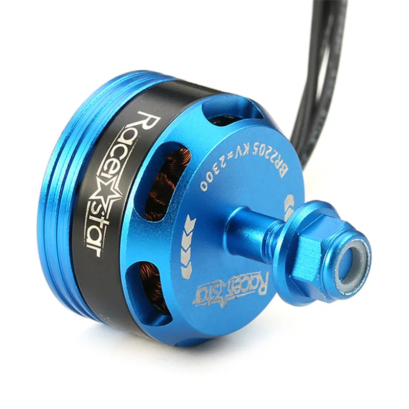 4 шт. Racerstar Racing Edition 2205 BR2205 синий 2300KV 2-4S бесщеточный двигатель светильник синий для 210X220 250 280 RC Multirotor