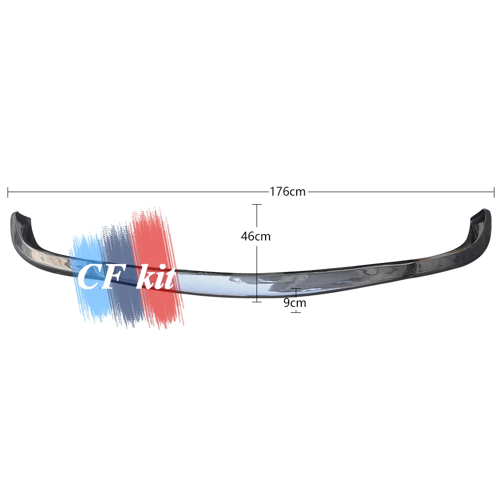 

CF Kit Real Carbon Fiber W211 E280 Sport Version Front Lip Bumper Spoiler Splitter For Mercedes-Benz 2003-2006 Car Styling