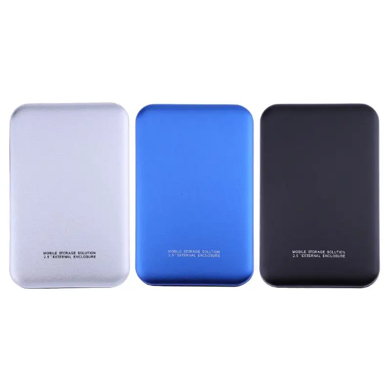 

2.5 Inch Mobile Hard Drive Box HDD SSD Hard Disk Enclosure USB2.0 to SATA Hard Disk Case Support 2TB Aluminum Alloy Shell