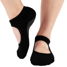 Дизайн женские Твердые Пилатес не скользящие ручки балетные короткие носки подарок на год