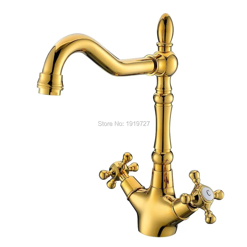 Online kopen wholesale antique brass kitchen taps uit china ...