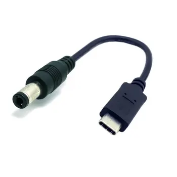

USB 3.1 Type C USB-C to DC 5.5 2.5mm Power Plug Extension Charge Cable for Apple New Macbook 20cm