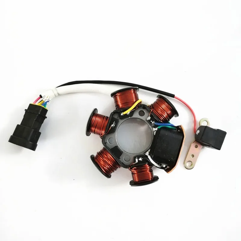 

Motorcycle Startor Plate Scooter Coil For PIAGGIO VESPA 50LX PIAGGIO50 50cc 2T Engine Generator Stator Coil winding engine