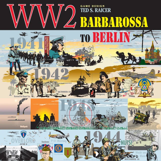 [ HomeMade WarGame ] World War II Barbarossa to Berlin ( Board Game