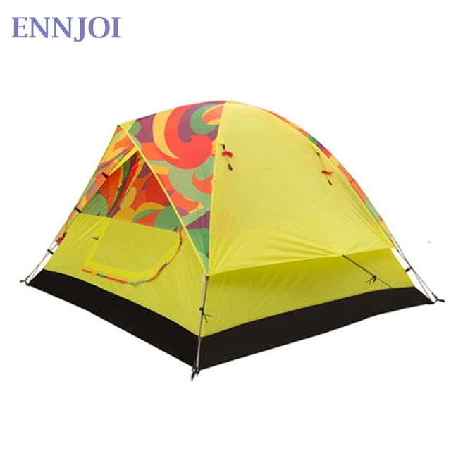 Best Price 3 or 4 Person Double Layer 210T PU Camping Tent Outdoor Waterproof Sunscreen Camping Hiking Tent for Fishing and Hunting