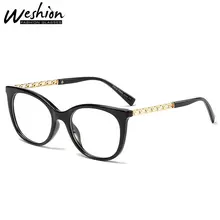 Женские оптические очки оправа анти голубой свет компьютерные рецептурные прозрачные женские очки при близорукости дальнозоркости Светоотражающие UV400