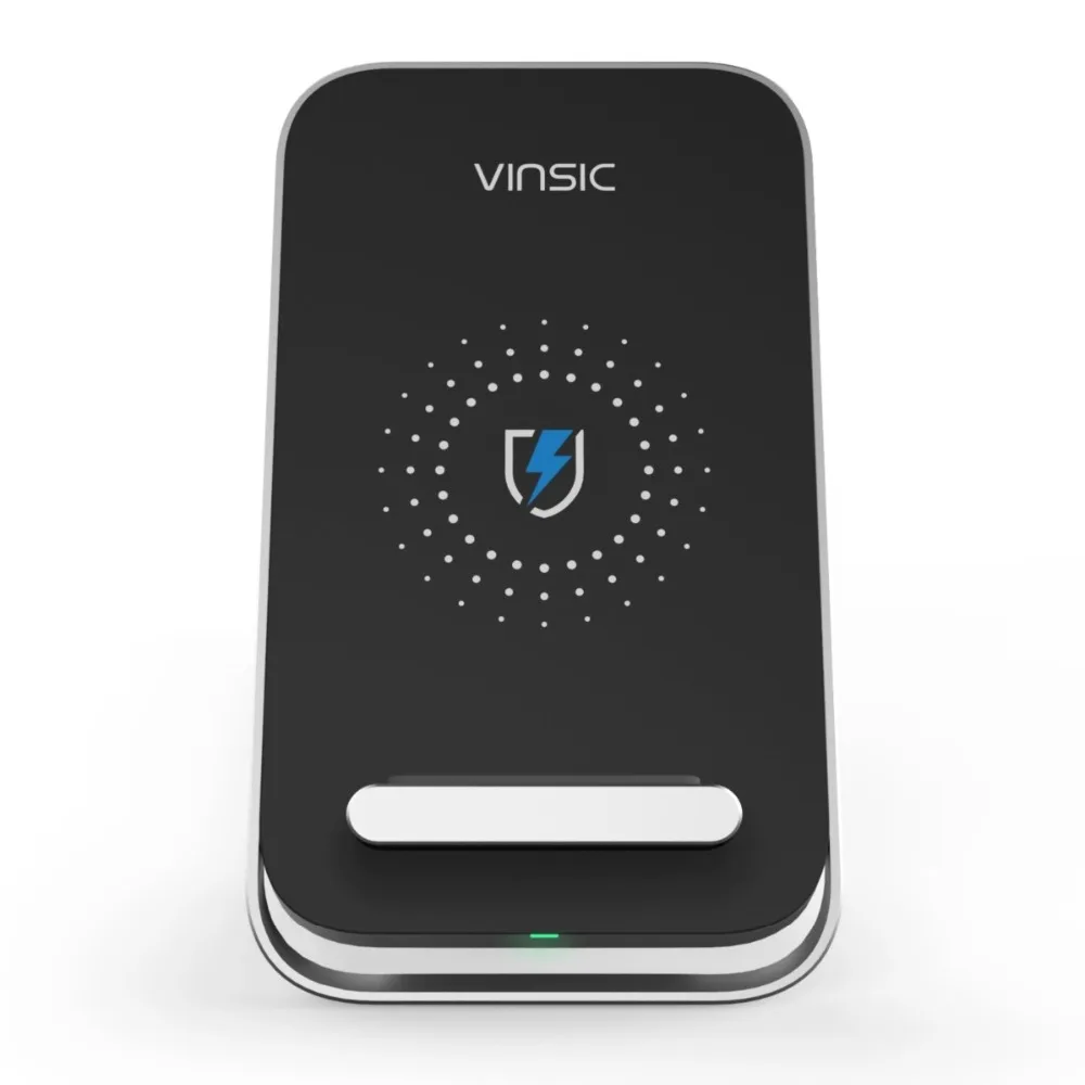 Беспроводное зарядное устройство Vinsic Qi для iPhone X 8 Plus Samsung Galaxy S8 S7 Edge Note 5 S6