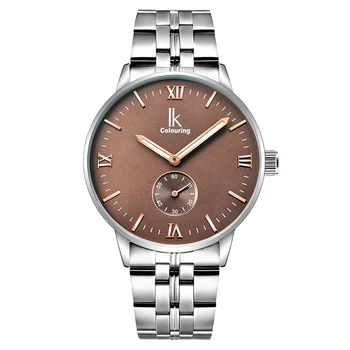

IK Mens Watches Top Brand Luxury 316L Stainless Steel Automatic Mechanical Male Wristwatch Waterproof
