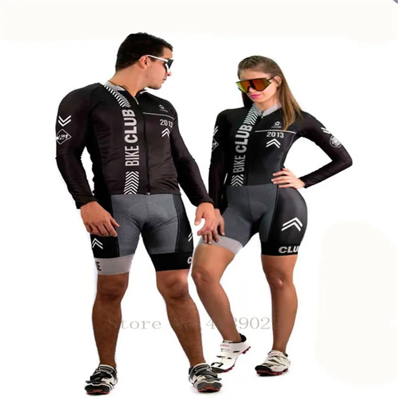 FRENESI new style jumpsuit 2019 Army green mosaic couple models Women cycling Skinsuit men bike tights triathlon suit Colombia