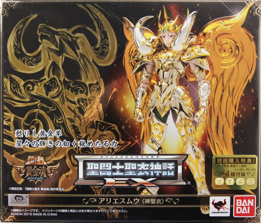 PrettyAngel подлинный бандай из ткани Saint Seiya Миф EX Soul of Gold God Ares Mu экшн фигурка|soul gold|bandai