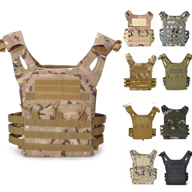 

Military Tactical Plate Carrier Camouflage Vest Airsoft Hunting Paintball Vests Body Armor for Hunting Equipment