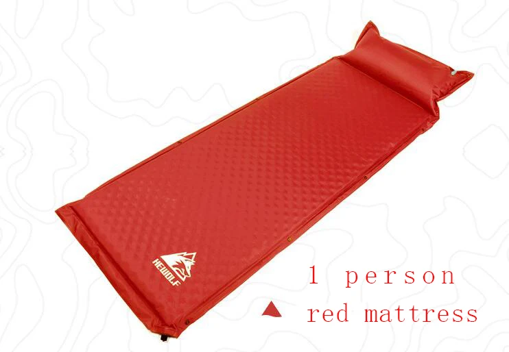 

Thickened 5cm Sponge 1 Person Automatic Inflatable Cushion Outdoor Moistureproof Tent Sleeping Mat break Air Mattress