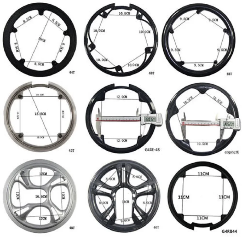 

Bike Riding 36/40/42/44/46/52T Sprocket Cranksets Chainring Guard Protector