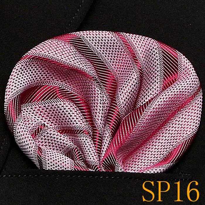 Платок шарфы винтажные шелковые носовые платки мужские карманные квадратные носовые платки с розами Пейсли - Цвет: SP16
