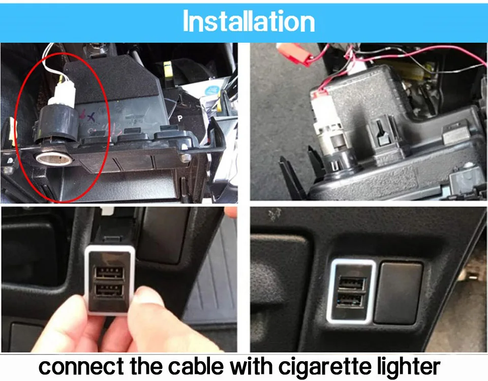 12 В двойной USB Автомобильное зарядное устройство QC3.0 светодиодный вольтметр адаптер питания с цифровым дисплеем напряжения для Toyota COROLLA Lewin RAV4 CAMRY eiz